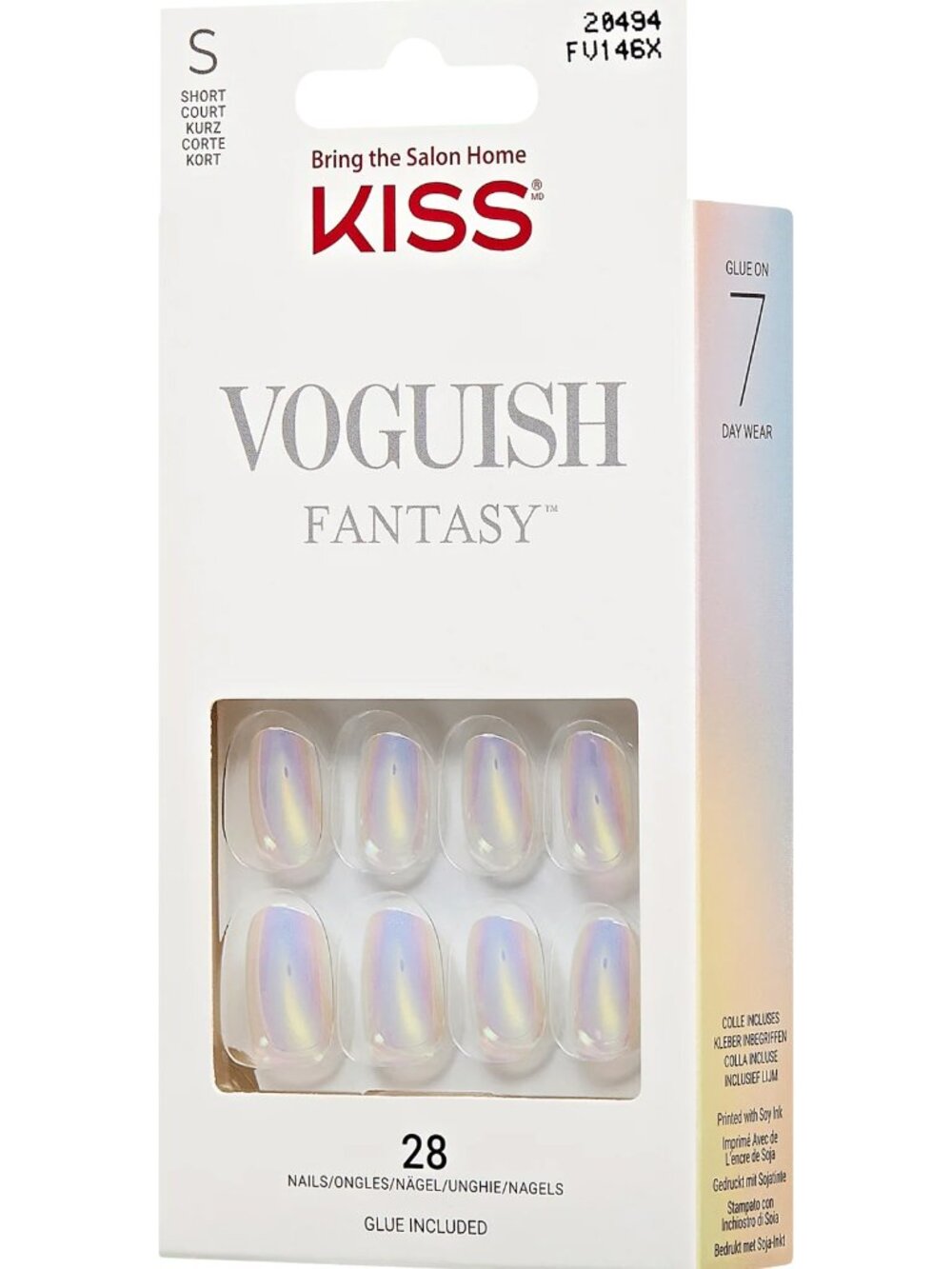 Kiss Voguish Fantasy Short Length Nails - The Spins